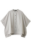 half slv stand collar wide shirt シャツ
