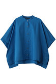half slv stand collar wide shirt シャツ