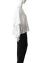 half slv stand collar wide shirt シャツ ミズイロインド/mizuiro ind
