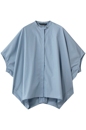 ミズイロインド/mizuiro indのstand collar cocoon shirt シャツ(110400/110402)