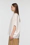 stand collar cocoon shirt シャツ ミズイロインド/mizuiro ind