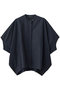 stand collar cocoon shirt シャツ ミズイロインド/mizuiro ind navy