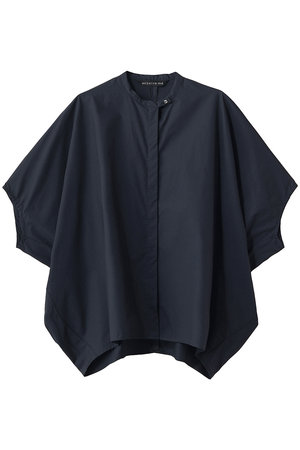 ミズイロインド/mizuiro indのstand collar cocoon shirt シャツ(110400/110402)