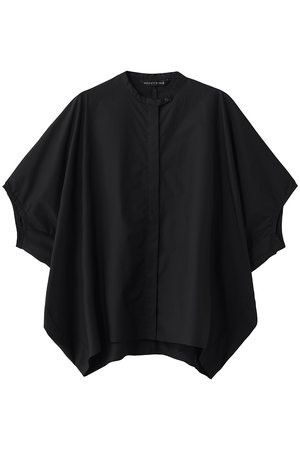 ミズイロインド/mizuiro indのstand collar cocoon shirt シャツ(110400/110402)