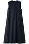 braiding cloth flare OP ワンピース ミズイロインド/mizuiro ind navy