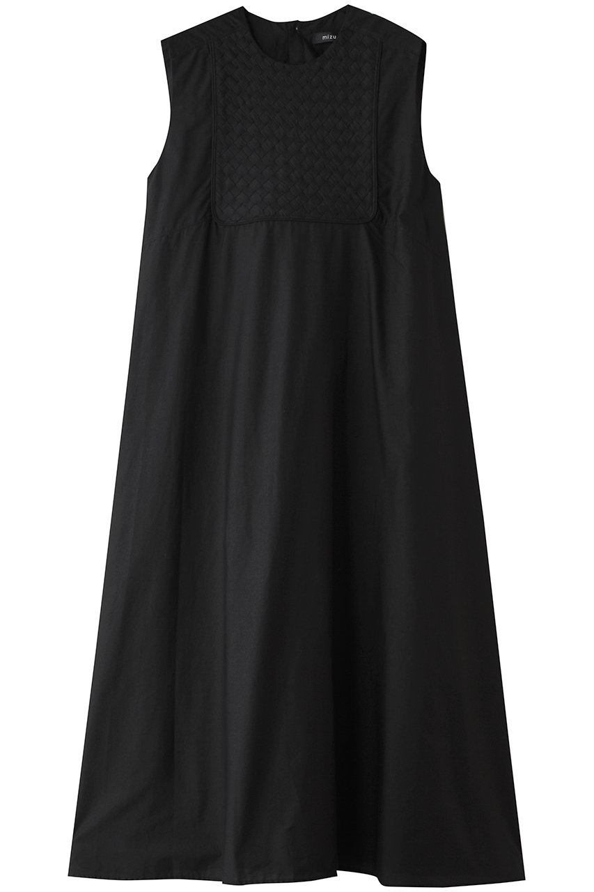 ミズイロインド/mizuiro indのbraiding cloth flare OP ワンピース(black/1-250080)