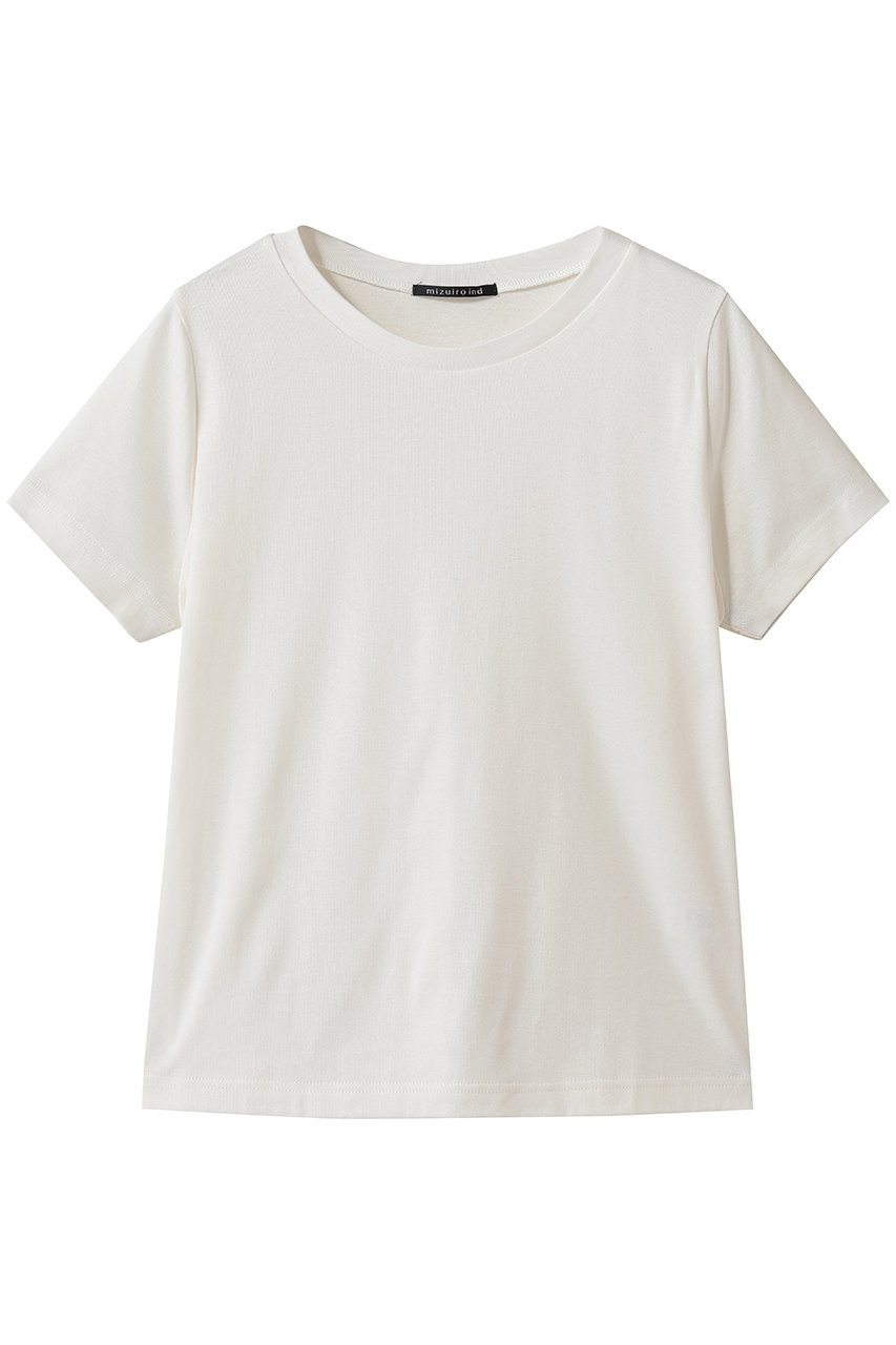 ミズイロインド/mizuiro indのcompact basic T Tシャツ(off white/2-210137)