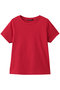 compact basic T Tシャツ ミズイロインド/mizuiro ind red