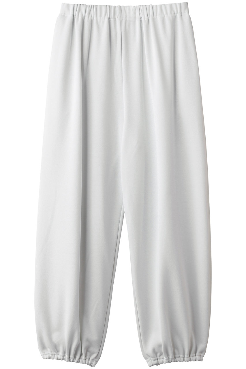 ミズイロインド/mizuiro indのfleece drawstring hem PT パンツ(off white/1-260104)