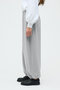 fleece drawstring hem PT パンツ ミズイロインド/mizuiro ind