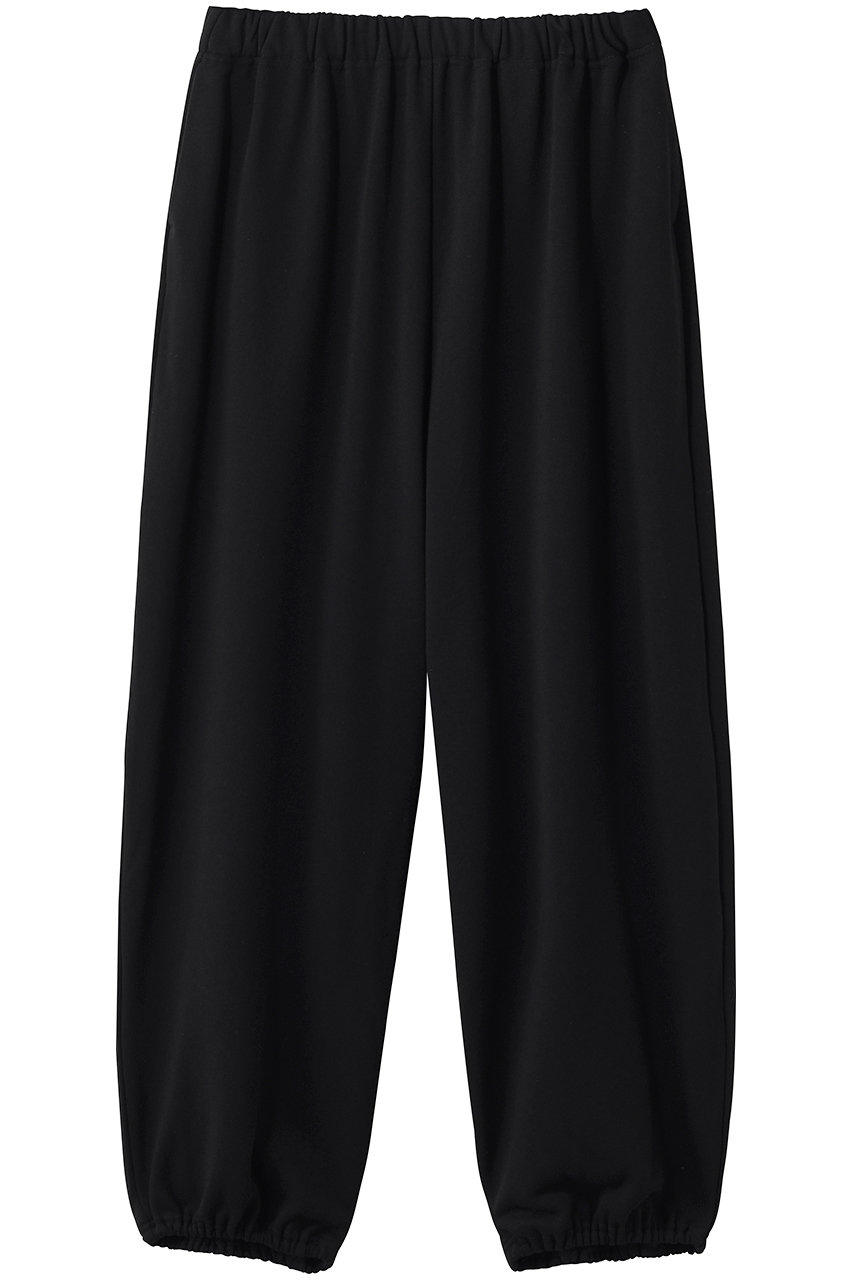 ミズイロインド/mizuiro indのfleece drawstring hem PT パンツ(black/1-260104)