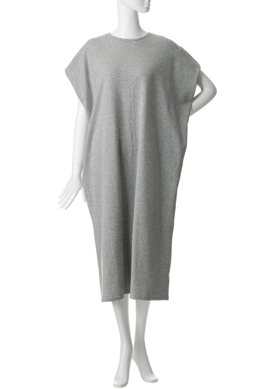 mizuiro ind(ミズイロインド)｜fleece N/S long OP ワンピース/gray の