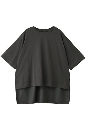ミズイロインド/mizuiro indのside slit wide tunic T shirt シャツ(110400/110402)