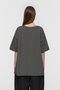 side slit wide tunic T shirt シャツ ミズイロインド/mizuiro ind