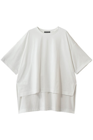 ミズイロインド/mizuiro indのside slit wide tunic T shirt シャツ(110400/110402)