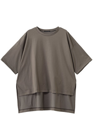 ミズイロインド/mizuiro indのside slit wide tunic T shirt シャツ(110400/110402)