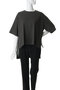 side slit wide tunic T shirt シャツ ミズイロインド/mizuiro ind
