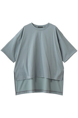 ミズイロインド/mizuiro indのside slit wide tunic T shirt シャツ(110400/110402)