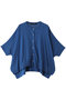 high gauze wide C/D カーディガン ミズイロインド/mizuiro ind blue