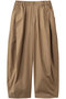 tuck cocoon slacks スラックス ミズイロインド/mizuiro ind beige