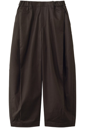 ミズイロインド/mizuiro indのtuck cocoon slacks スラックス(110600/110601)