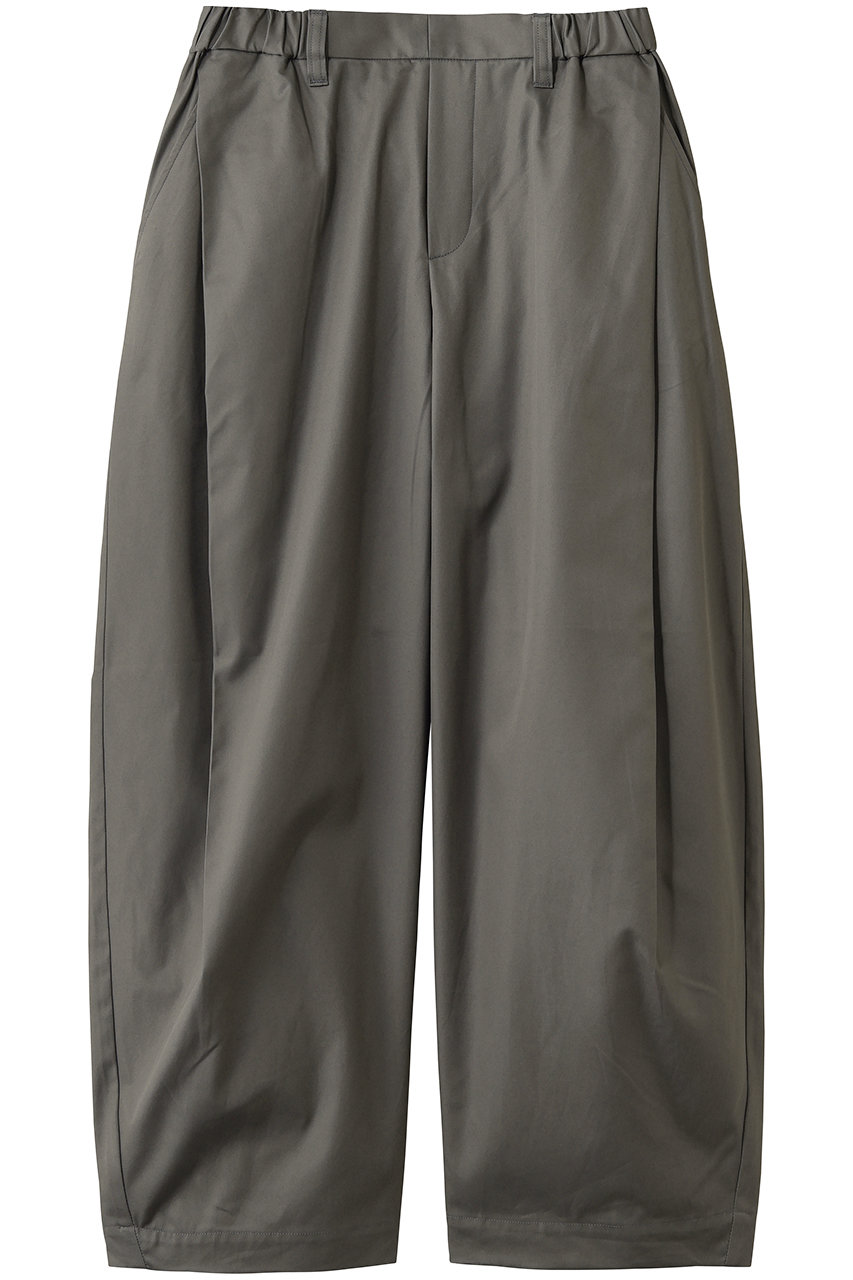 ミズイロインド/mizuiro indのtuck cocoon slacks スラックス(gray/2-260102)