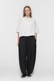 tuck cocoon slacks スラックス ミズイロインド/mizuiro ind