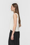 U neck short vest ベスト ミズイロインド/mizuiro ind