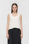 U neck short vest ベスト ミズイロインド/mizuiro ind