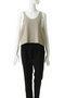 U neck short vest ベスト ミズイロインド/mizuiro ind
