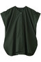 V neck wide tunic shirt シャツ ミズイロインド/mizuiro ind green