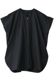 V neck wide tunic shirt シャツ