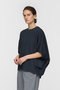 cotton linen cocoon P/O プルオーバー ミズイロインド/mizuiro ind