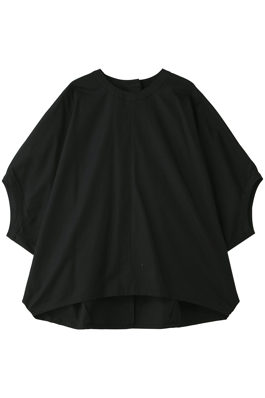 ミズイロインド/mizuiro indのcotton linen cocoon P/O プルオーバー(black/2-230141)