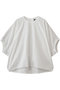 cotton linen cocoon P/O プルオーバー ミズイロインド/mizuiro ind off white