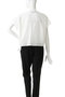 lace combi crew neck shirt シャツ ミズイロインド/mizuiro ind