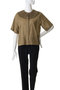 frill design crew neck shirt シャツ ミズイロインド/mizuiro ind