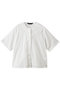 frill design crew neck shirt シャツ ミズイロインド/mizuiro ind off white