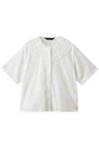 frill design crew neck shirt シャツ