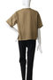 frill design crew neck shirt シャツ ミズイロインド/mizuiro ind