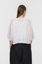 linen double crew neck shirt シャツ ミズイロインド/mizuiro ind