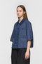 half slv denim shirt シャツ ミズイロインド/mizuiro ind