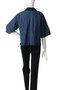 half slv denim shirt シャツ ミズイロインド/mizuiro ind