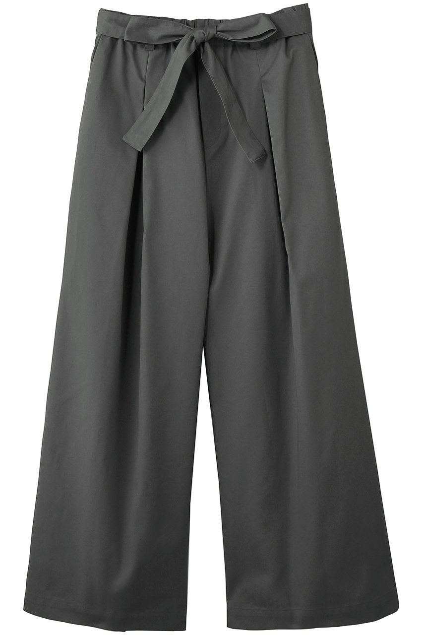 ミズイロインド/mizuiro indのwide chino PT with belt パンツ(gray/2-260097)