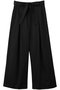 wide chino PT with belt パンツ ミズイロインド/mizuiro ind black