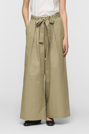 ミズイロインド/mizuiro indのwide chino PT with belt パンツ(110600/110601)