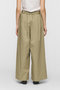 wide chino PT with belt パンツ ミズイロインド/mizuiro ind