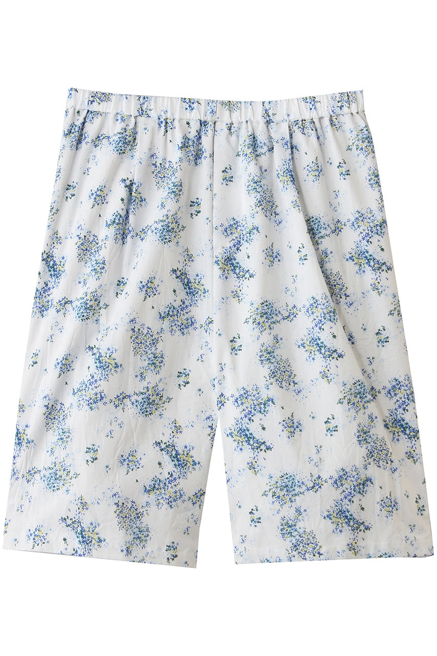 ミズイロインド/mizuiro indのprint half PT パンツ(off white/2-260110)