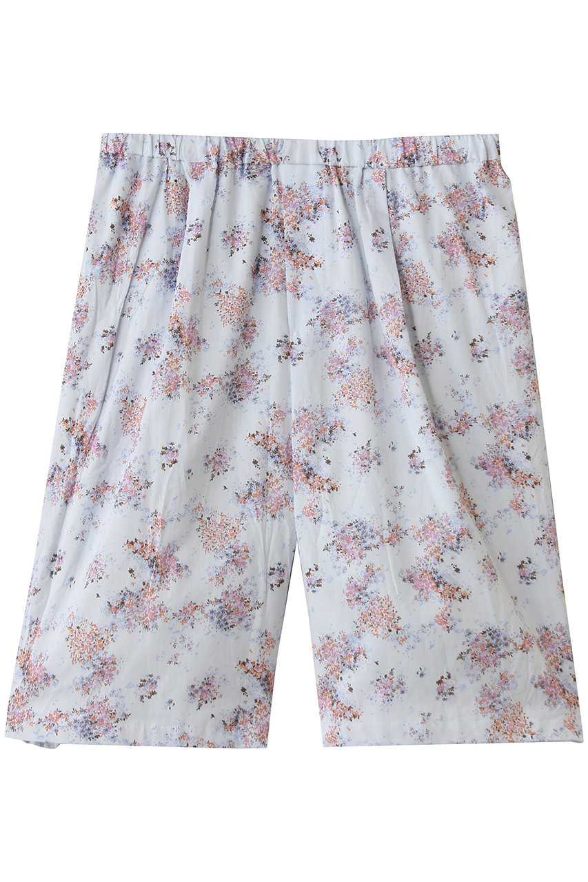 ミズイロインド/mizuiro indのprint half PT パンツ(l.blue/2-260110)