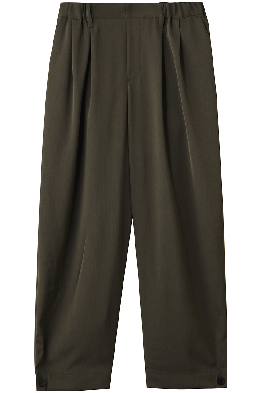 ミズイロインド/mizuiro indのtuck hem cocoon PT パンツ(brown/2-260103)